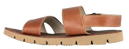 Pure Leather, Super-light, Sandal  - Humming-Bird (Dark-Tan), HB601TNGR