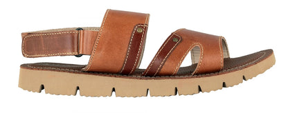 Pure Leather, Super-light, Sandal  - Humming-Bird (Dark-Tan), HB601TNGR
