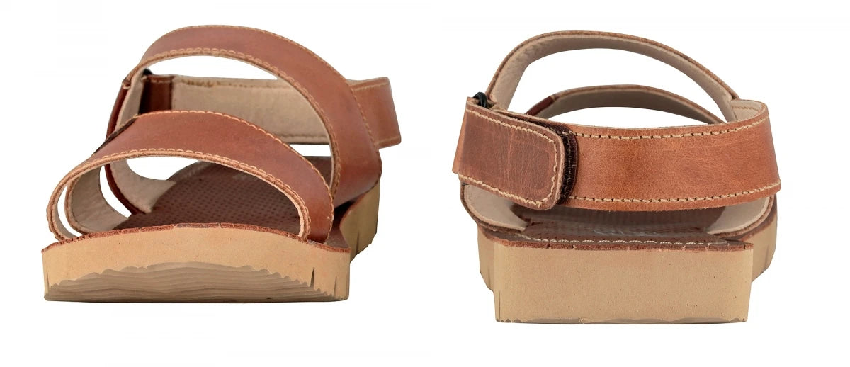 Pure Leather, Super-light, Sandal  - Humming-Bird (Dark-Tan), HB601TNGR