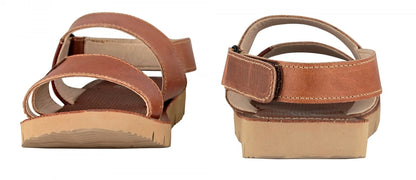 Pure Leather, Super-light, Sandal  - Humming-Bird (Dark-Tan), HB601TNGR
