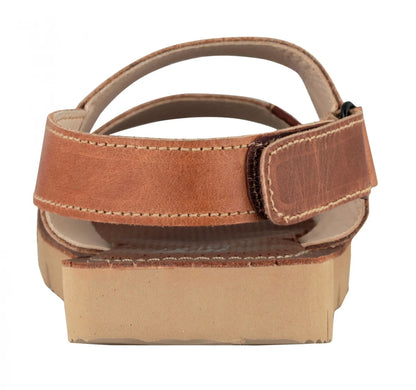 Pure Leather, Super-light, Sandal  - Humming-Bird (Dark-Tan), HB601TNGR