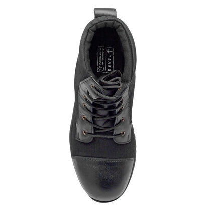 Canvas - Leather Tactical Black Jungle Boots - Hulk (Black Robin), HULKCNV01