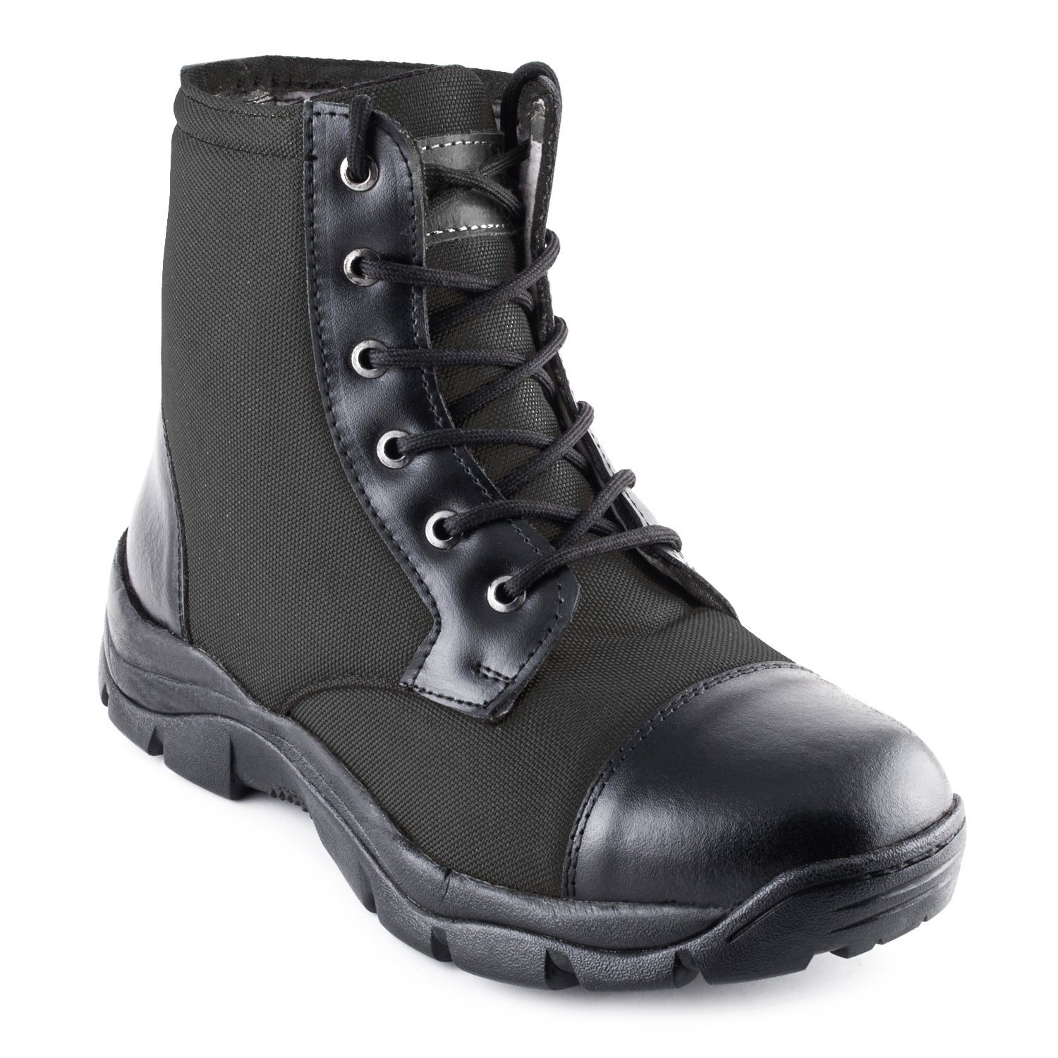 HULK — Superlight Black Jungle Boot for Armed Forces | German Fabric + Leather | HULKCNVBLK