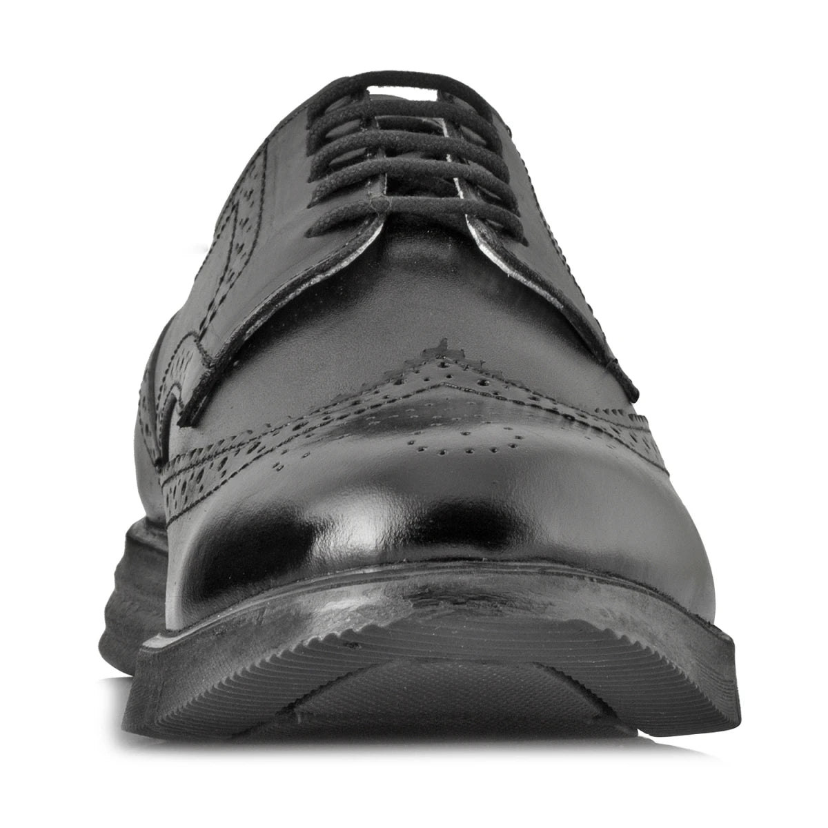 Pure Leather Black Brogue - Gimlet, ICNBLK2202BRG