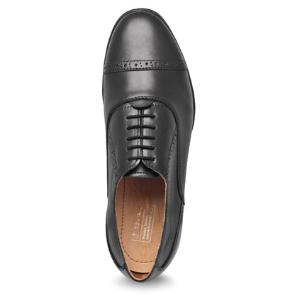 Pure Leather Black Brogue - Oxymilet, ICNBRGAULI2210