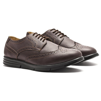 Pure Leather Super-Light Chocolate Brogues - Gimlet (Chocolate), ICNCHC2205BRG