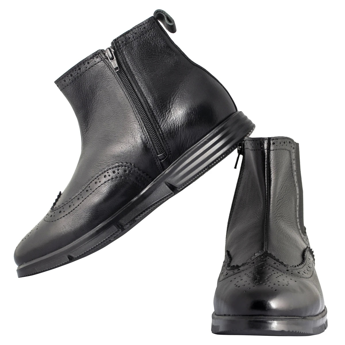 Pure Leather  Super-Light Black Chelsea Boots – Thimpu, ICNCHLS2215BL