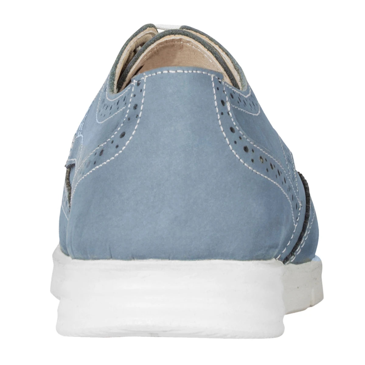 Pure Leather Super-Light Sky Blue Brogues - Gimlet (Sky Blue) ICNNBL2202BRG