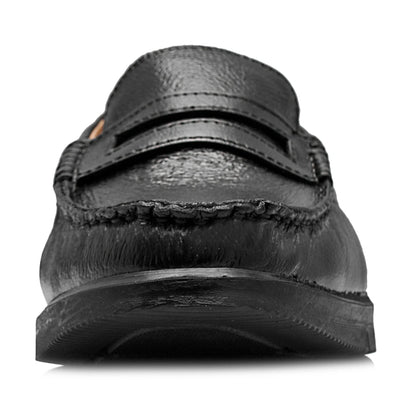 Pure Leather, Super-Light, Black Formal Slip-on Shoes -  TIMS, ICNSLP2214BL