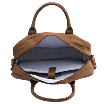 DURAN — Full Grain NDM Leather 15" Laptop Bag | IQPRLTPRTAN47