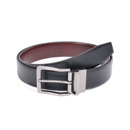 Reversible Leather Belt & Wallet Gift Set for Men - Jimmy, IQPRSLT21502CMB | TZARO