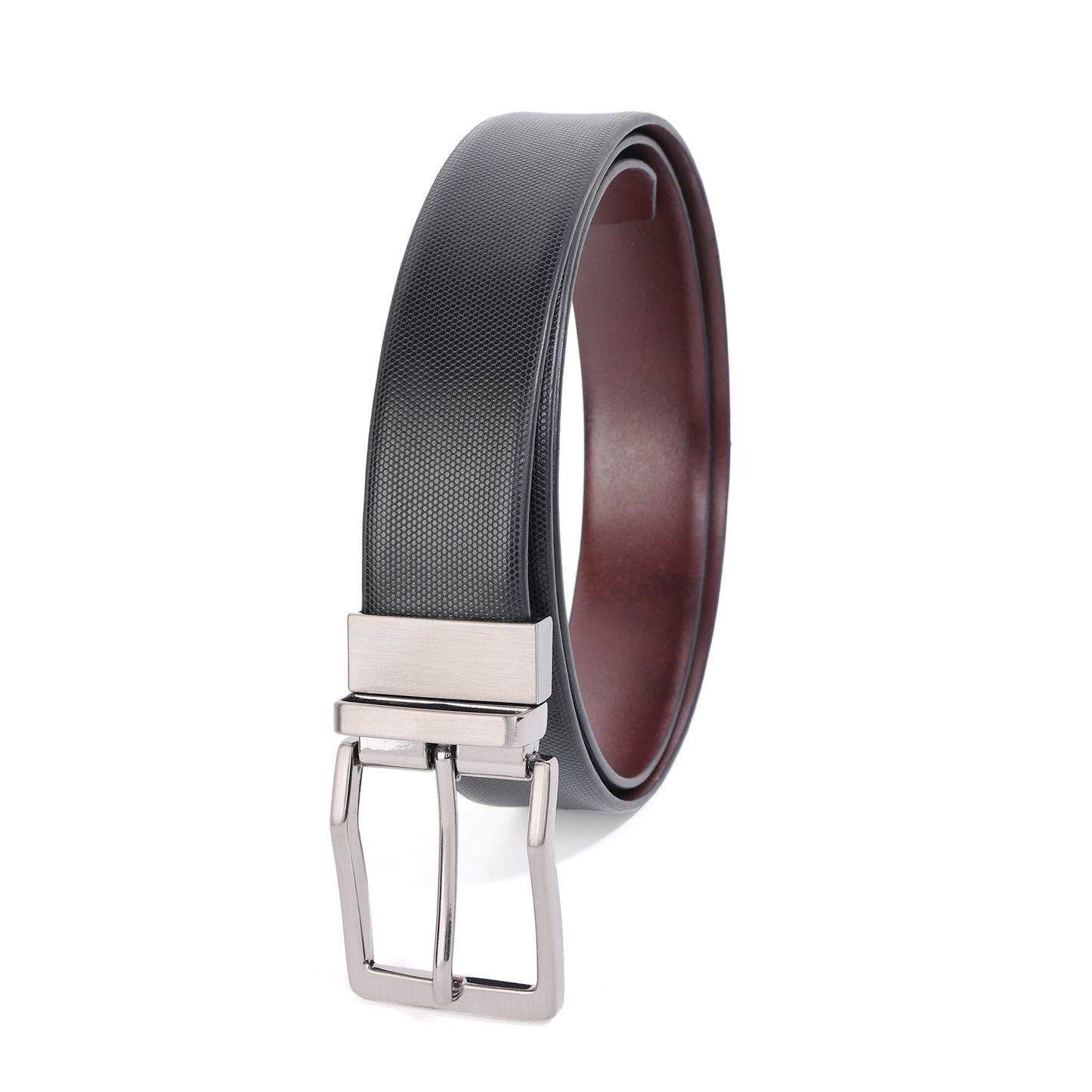 Reversible Leather Belt & Wallet Gift Set for Men - Jimmy, IQPRSLT21502CMB | TZARO