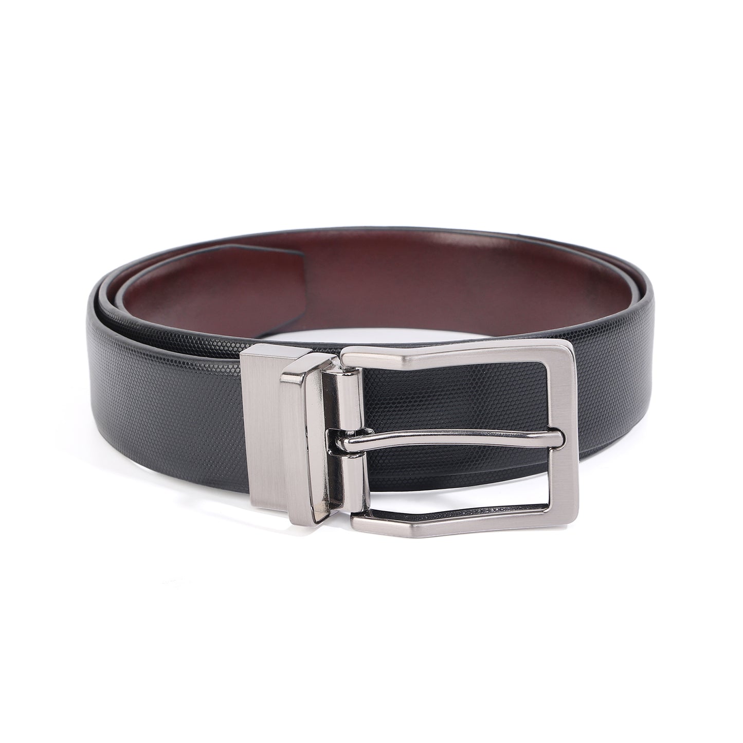 Reversible Leather Belt & Wallet Gift Set for Men - Jimmy, IQPRSLT21502CMB | TZARO