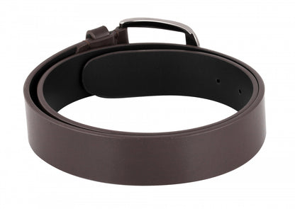TZARO Dark Tan Genuine Leather Belt  - Trigo,IQPRSLTHR223