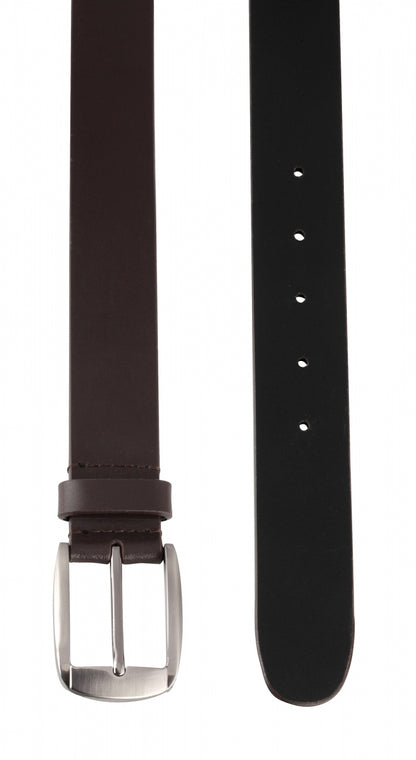 TZARO Dark Tan Genuine Leather Belt  - Trigo,IQPRSLTHR223