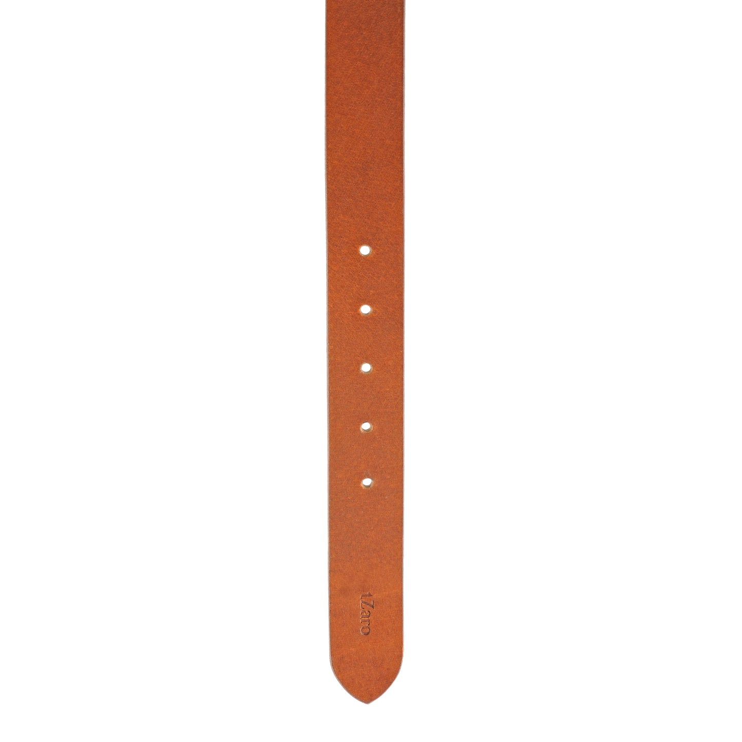 Tan oil pull-up leather belt strap close-up texture detail – TZARO