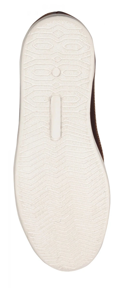 Pure Leather Mid-Ankle, Tan Boots with Rubber Sole  - Madrid, JRDLIV401ANC