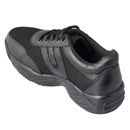 High Performance Black Sports Shoes for Armed Personal – Milkha, PTB02RUN