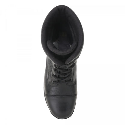 TZARO Pure Leather Black Tactical Boots Designed for Naval Personale – Pearl