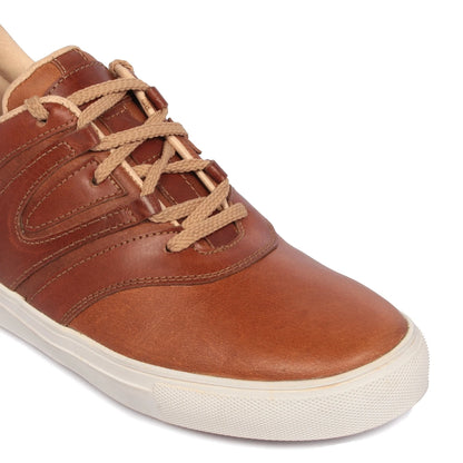 Pure Leather Tan Sneaker - Atlas, RAM910BLCTAN