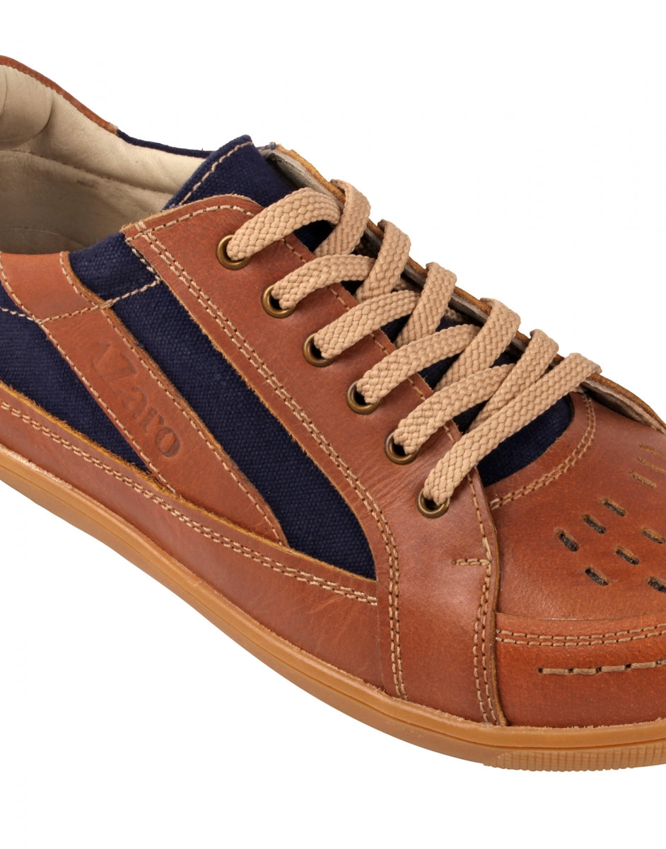 TZARO Tan Color Genuine Leather Casual Shoes - RODEN411TAN