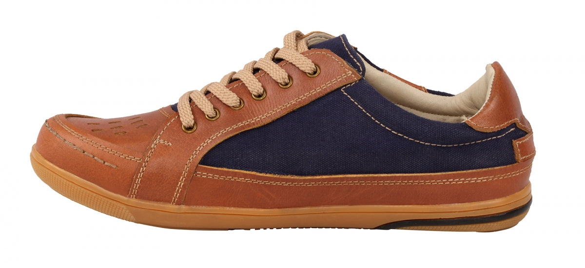 TZARO Tan Color Genuine Leather Casual Shoes - RODEN411TAN