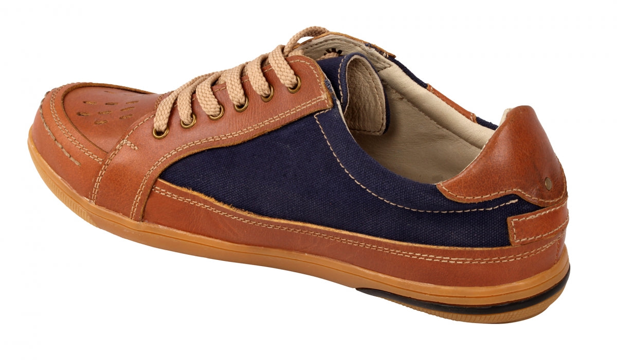 TZARO Tan Color Genuine Leather Casual Shoes - RODEN411TAN