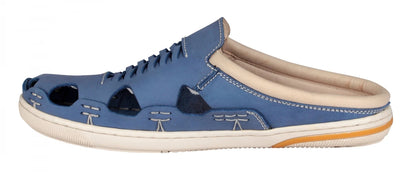 Pure Leather Navy-Blue Sandal - Blue Hector, RON4110NUBLU