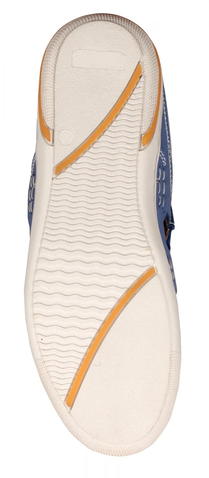Pure Leather Navy-Blue Sandal - Blue Hector, RON4110NUBLU