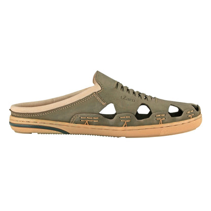 Pure Leather Olive-Green Sandal - Olive Hector, RON4110NUOLV