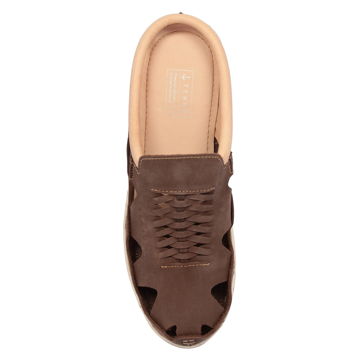 Pure Leather Mule, with Rubber Sole - Hector(Army Brown), RON420CMBRW