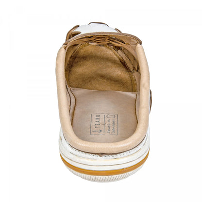 Pure Leather Mule, with Rubber Sole - Hector(White), RON422WHT