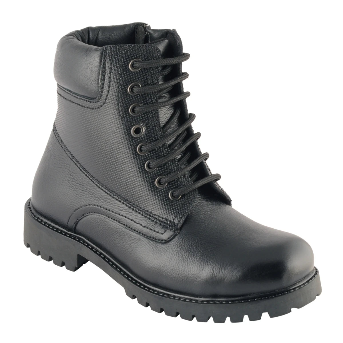 Pure Leather Rugged Black Boot -  Ronda