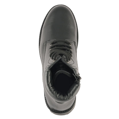 Pure Leather Rugged Black Boot -  Ronda