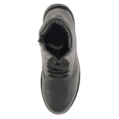 Pure Leather Rugged Black Boot -  Ronda