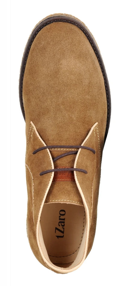 Pure Leather Tan Color Desert Boots  - Sand Dune, SAHA3211SUDTAN