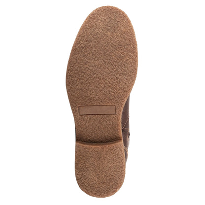 Pure Leather Boots with Crepe Finish Sole & Zipper Opening - SAHA3225CHCURV