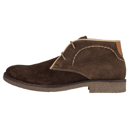 Pure Leather Brown Desert Boots in Suede - Dune (Brown)