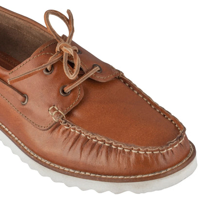 Pure Leather, Super Light, Boat Shoes - Float (Tan), SLBOAT116TAN