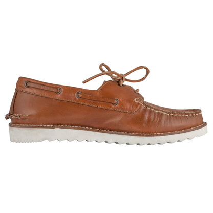 Pure Leather, Super Light, Boat Shoes - Float (Tan), SLBOAT116TAN