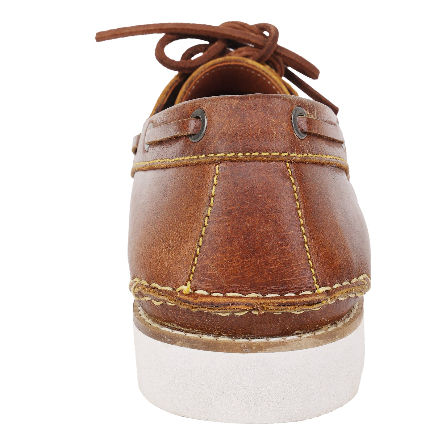 TZARO Super Light True Moccasin Construction Pure Leather Boat Shoe - Float TimTan, SLBOAT117TAN