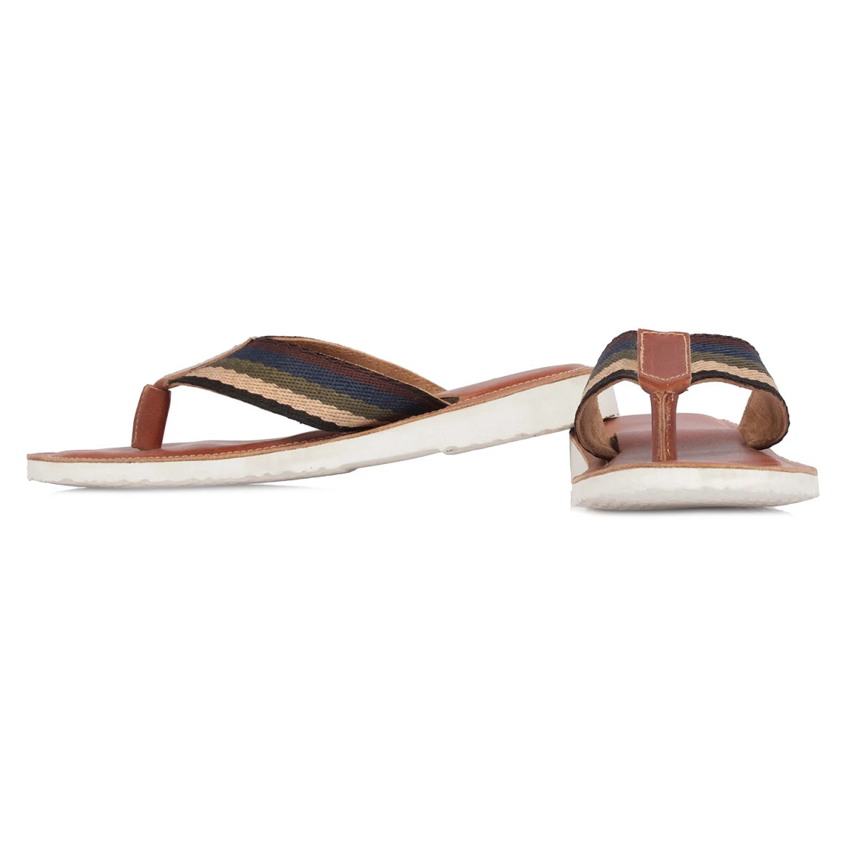 Pure Leather, Super-light, Slippers - Cloud (Tan), SLP9501TAN