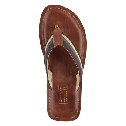 Pure Leather, Super-light, Slippers - Cloud (Dark-Tan), SLP9502DTN