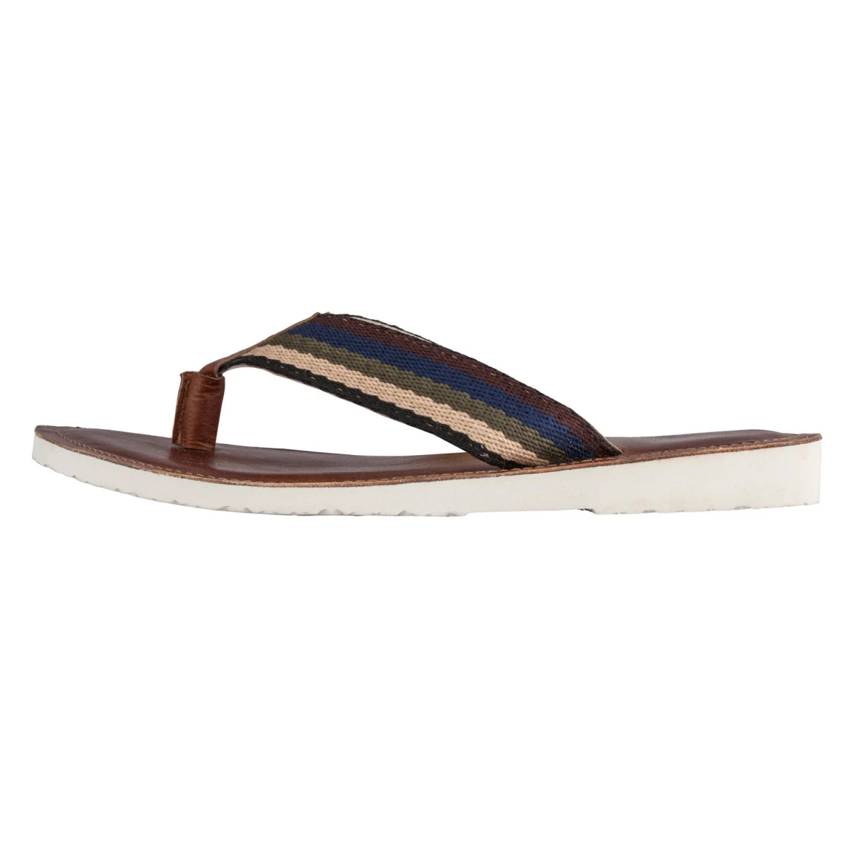 Pure Leather, Super-light, Slippers - Cloud (Dark-Tan), SLP9502DTN