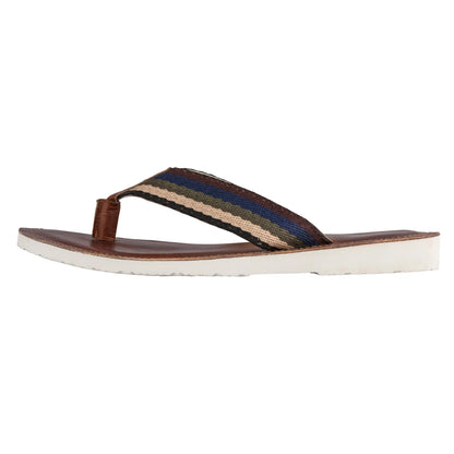 Pure Leather, Super-light, Slippers - Cloud (Dark-Tan), SLP9502DTN