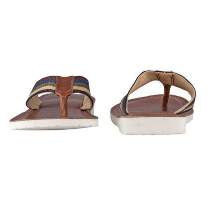 Pure Leather, Super-light, Slippers - Cloud (Dark-Tan), SLP9502DTN