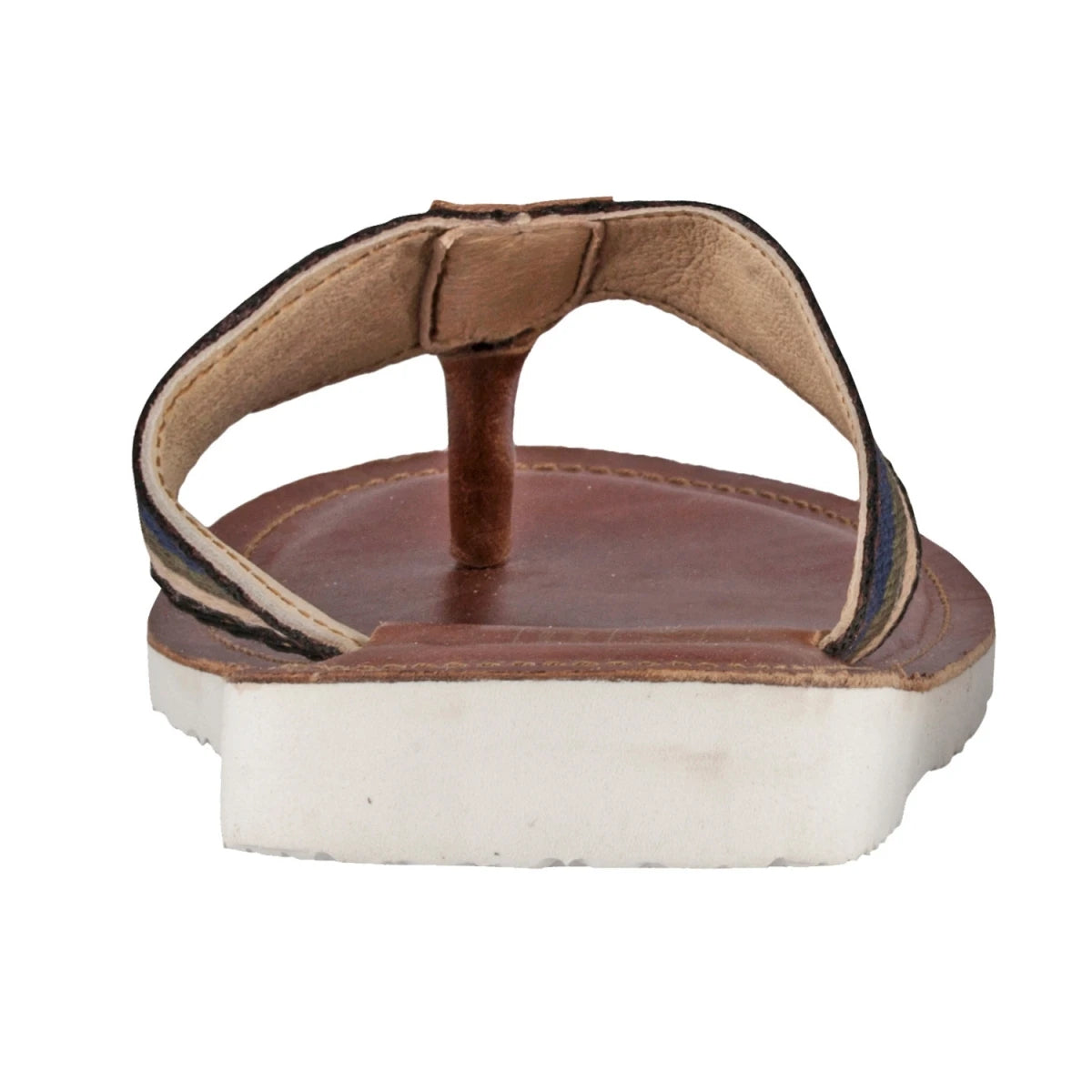Pure Leather, Super-light, Slippers - Cloud (Dark-Tan), SLP9502DTN