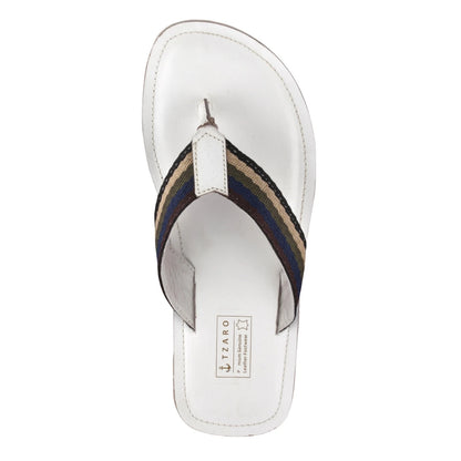 Pure Leather, Super-light, Slippers - Cloud (White), SLP9503WHT