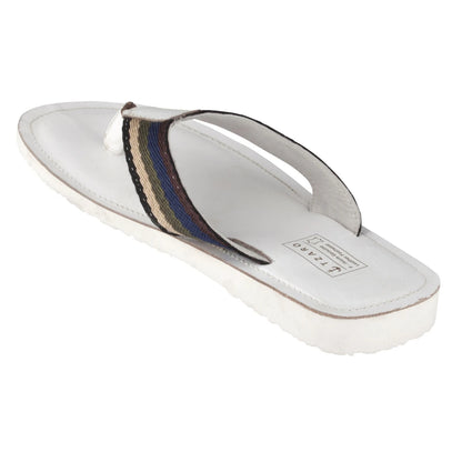 Pure Leather, Super-light, Slippers - Cloud (White), SLP9503WHT
