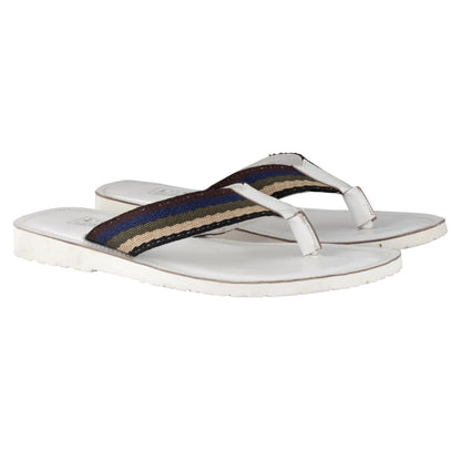 Pure Leather, Super-light, Slippers - Cloud (White), SLP9503WHT